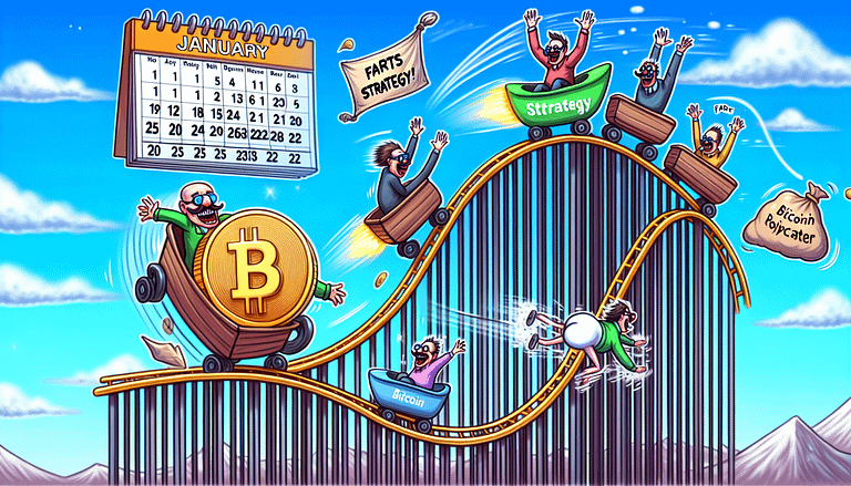 Bitcoin’s Wild Ride and FartStrategy’s Hilarious Highs: January’s Crypto Chronicles