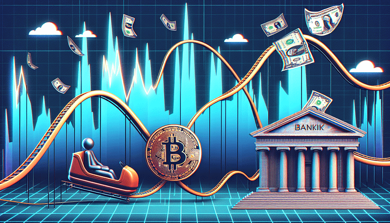 “Crypto Rollercoaster: Fed’s Interest Rate Pause Sends Bitcoin on a Wild Ride!”