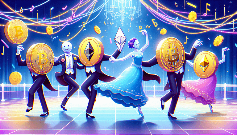 “Dance of the Digital Dollars: A Playful Spin Through the Crypto Ballroom”